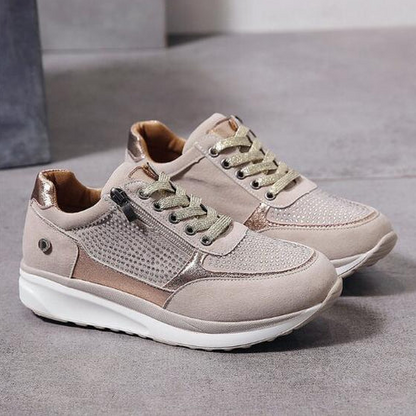 Ortopædiske sneakers med lynlås lukning