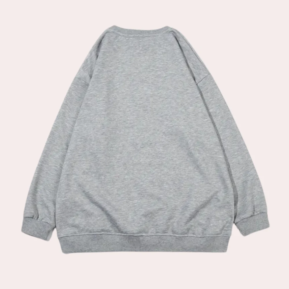 Emese – halloween sweatshirt med smarte vibes motiv til kvinder