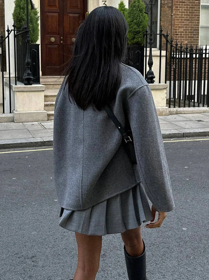 Lisa - trendy damefrakke i oversize pasform
