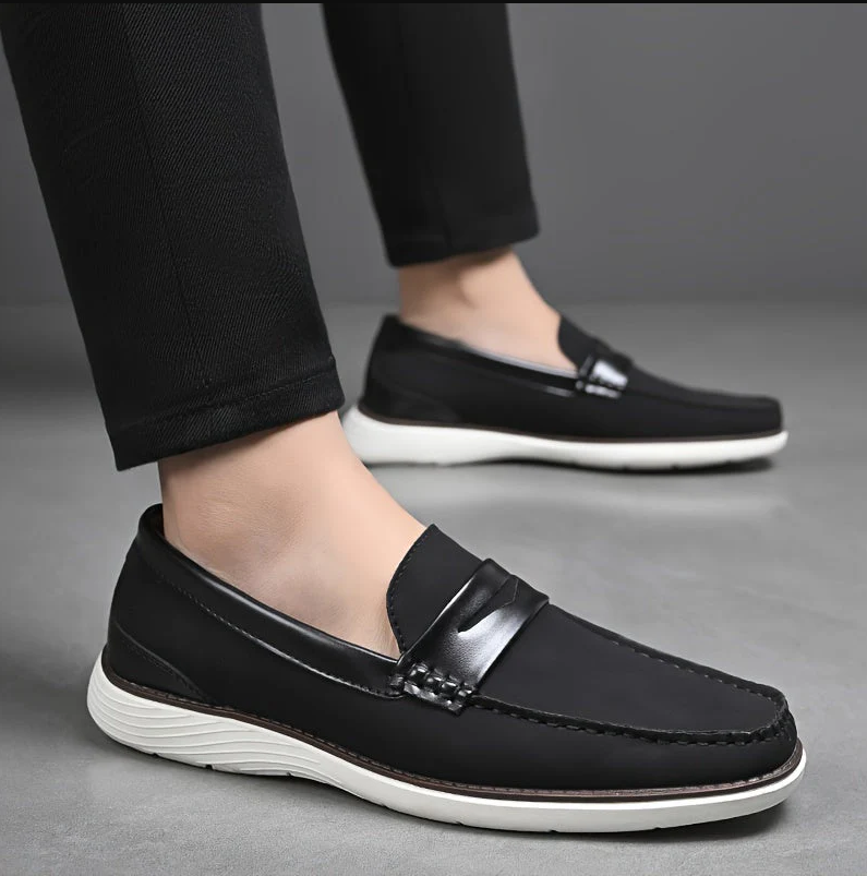 Loafers til mænd i høj kvalitet lavet af læder - elegant skodesign
