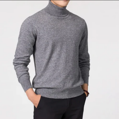 Deep Knife - mere elegant rullekravetrøje til mænd - mere klassisk ribstrikket sweater