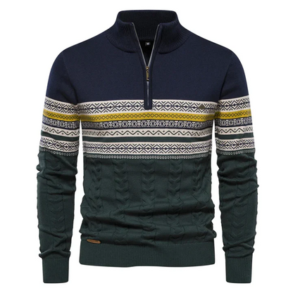 Ruzeva - sweater af høj kvalitet med retromønster