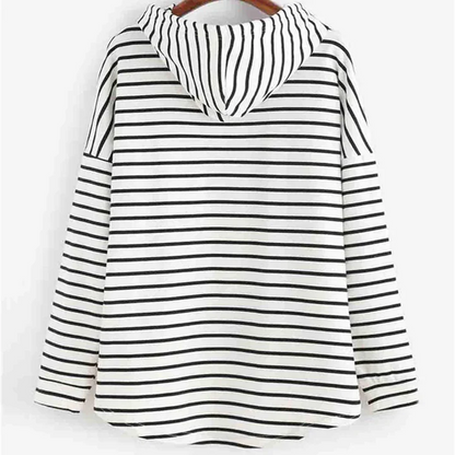 Zeta - oversize trøje med hætte