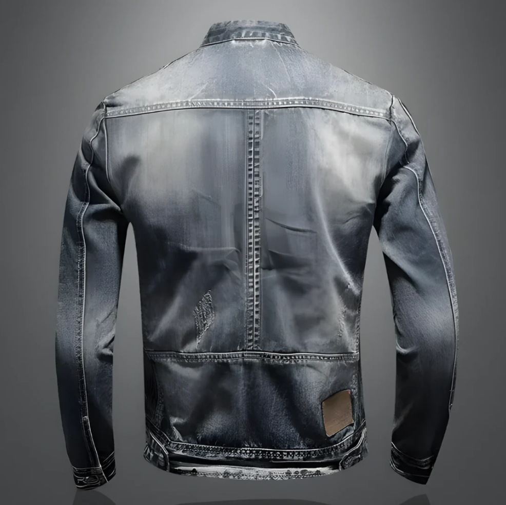 Retro denimjakke til mænd