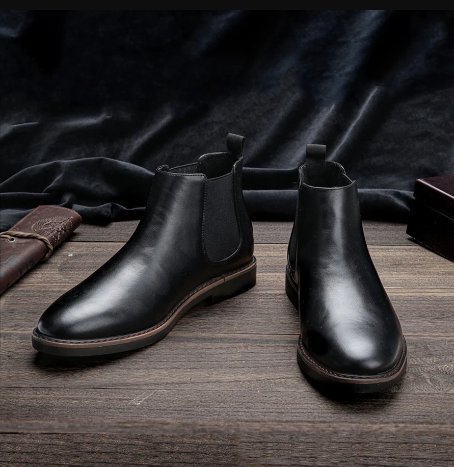 Klassiske chelsea boots til mænd
