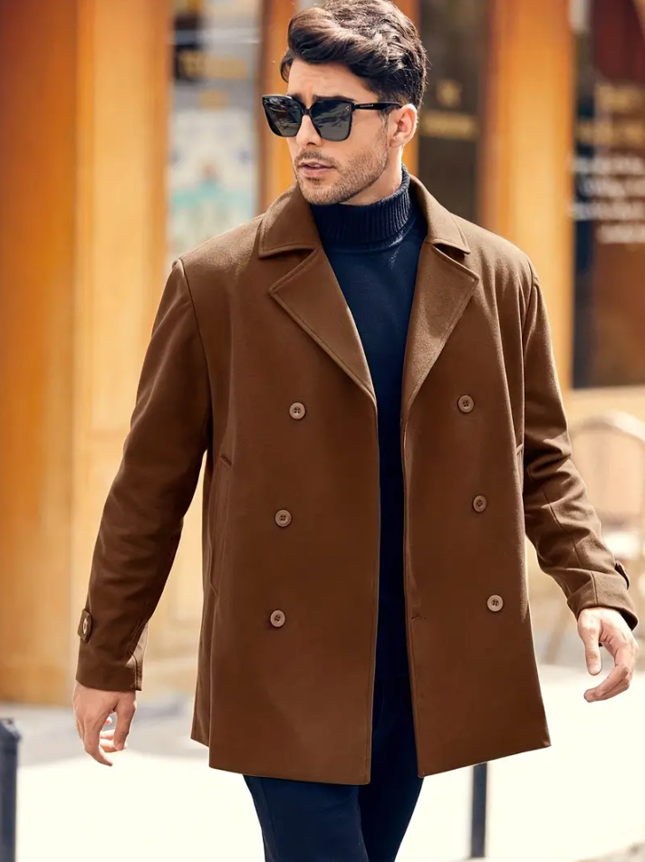 Miles – stilfuld trenchcoat til mænd med klassisk design