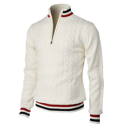 Martin - den elegante herresweater med krave