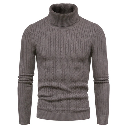Herre rullekrave sweater - kafen