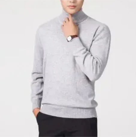 Deep Knife - mere elegant rullekravetrøje til mænd - mere klassisk ribstrikket sweater