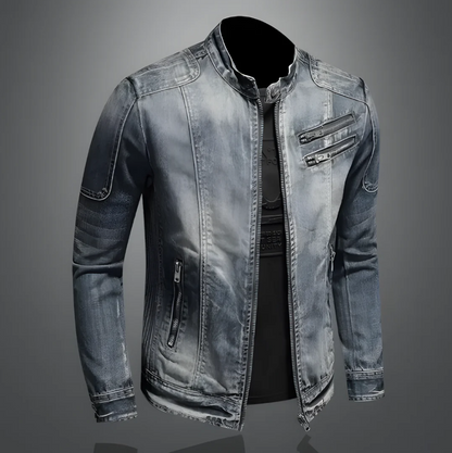 Retro denimjakke til mænd