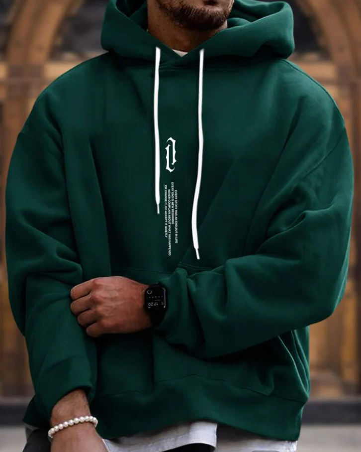Smukkere og mere stilfuld herren-hoodie
