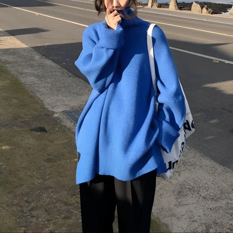 Steina - varm rullekrave sweater