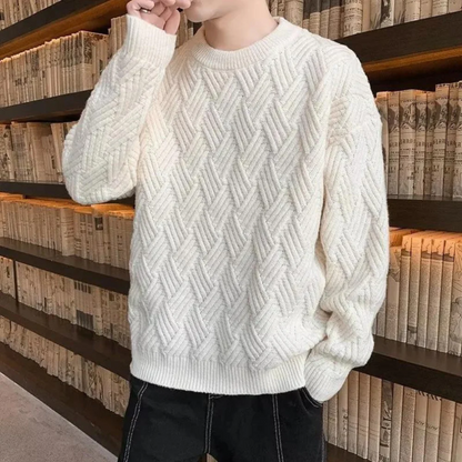 Kronid – trendy og løst strikket herresweater