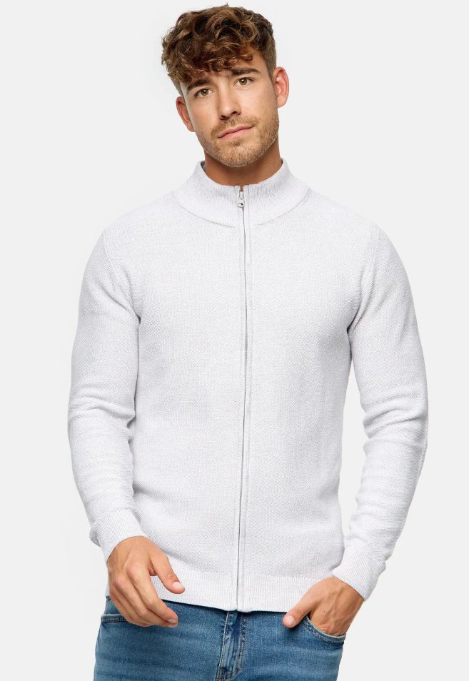 Tobias | stilfuld komfortabel herresweater med lynlås