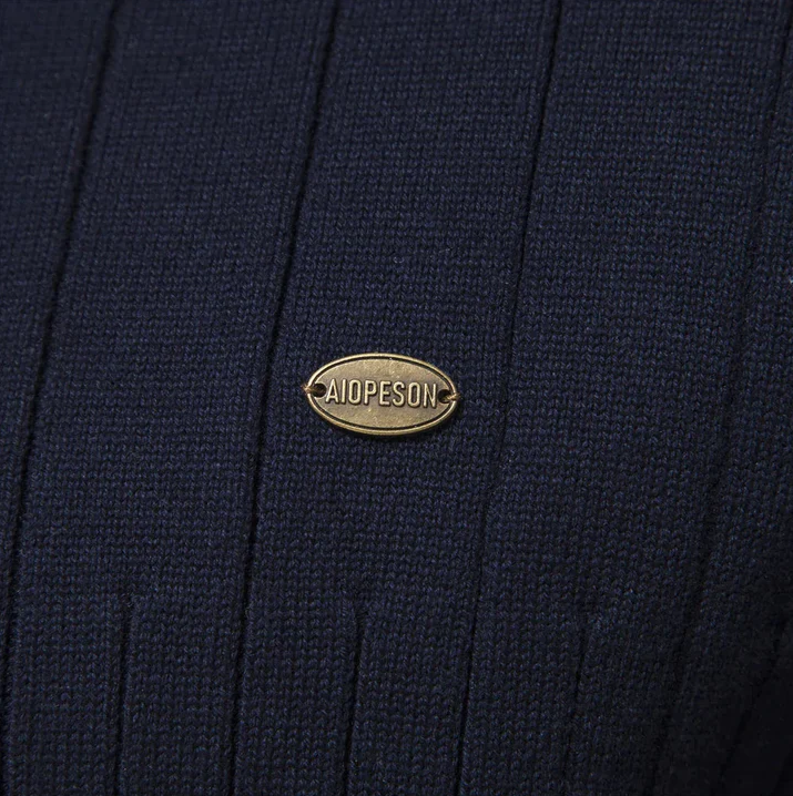 Lipeson - moderigtig sweater med lynlås