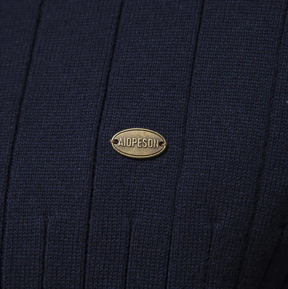 Lipeson - moderigtig sweater med lynlås