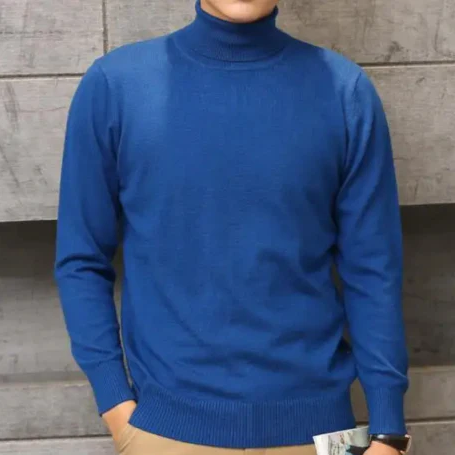 Deep Knife - mere elegant rullekravetrøje til mænd - mere klassisk ribstrikket sweater