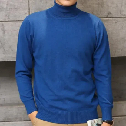 Deep Knife - mere elegant rullekravetrøje til mænd - mere klassisk ribstrikket sweater