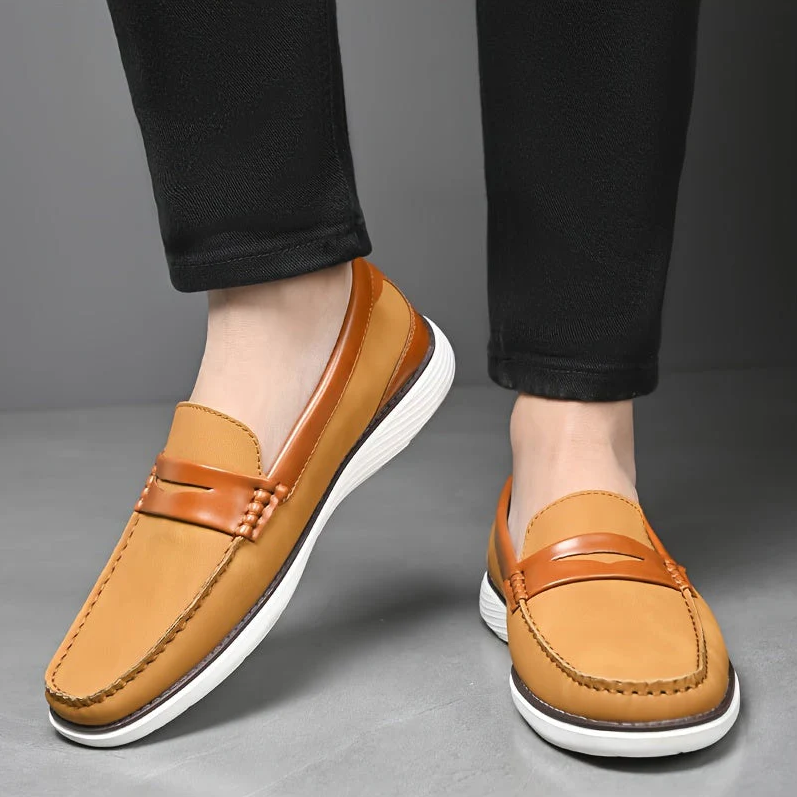 Loafers til mænd i høj kvalitet lavet af læder - elegant skodesign