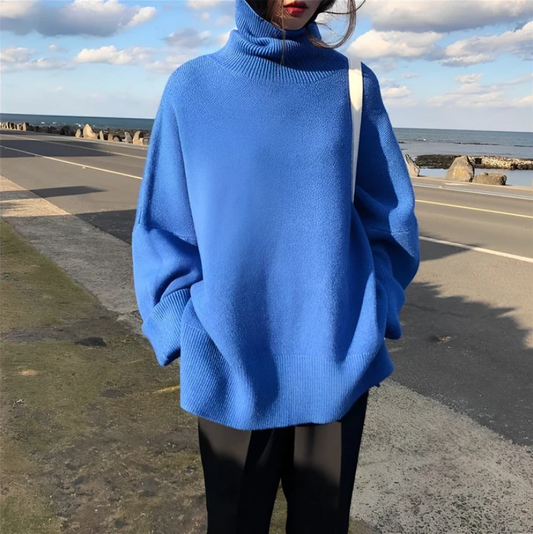 Steina - varm rullekrave sweater