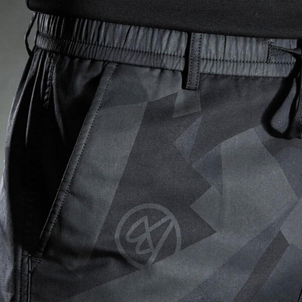 Sorte slim fit chinos til mænd