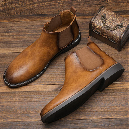 Klassiske chelsea boots til mænd