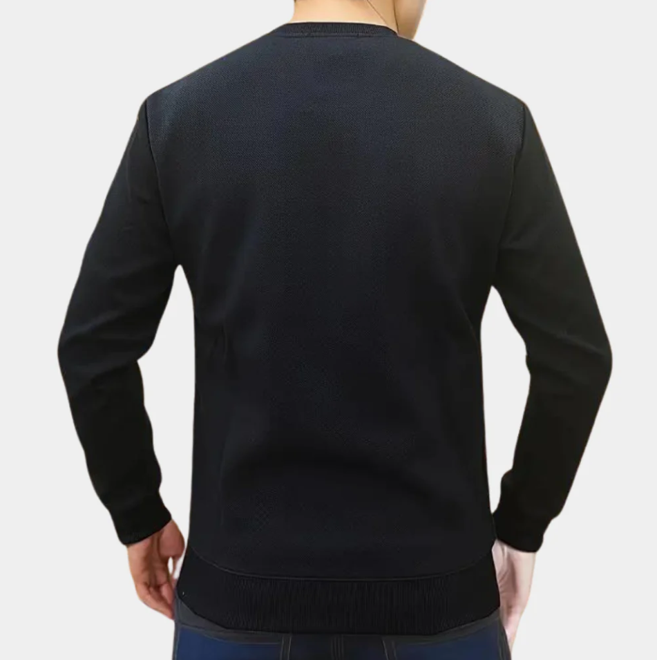 Mihnea - komfortabel herre sweatshirt med rund hals