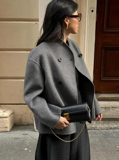 Lisa - trendy damefrakke i oversize pasform