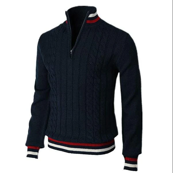 Martin - den elegante herresweater med krave
