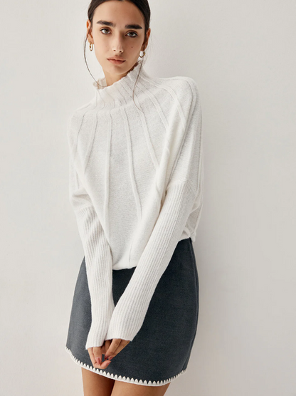 Lana | hyggelig rullekrave sweater til kvinder