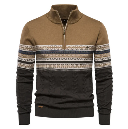 Ruzeva - sweater af høj kvalitet med retromønster