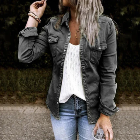 Emily – stilfuld denimjakke