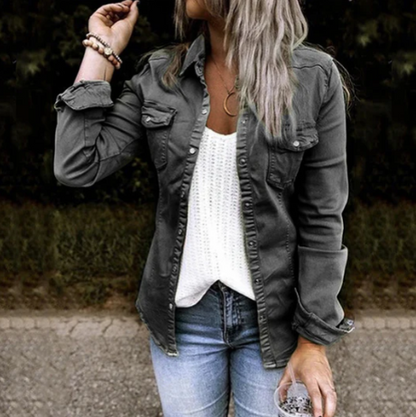 Emily – stilfuld denimjakke