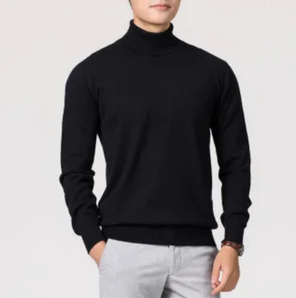Deep Knife - mere elegant rullekravetrøje til mænd - mere klassisk ribstrikket sweater