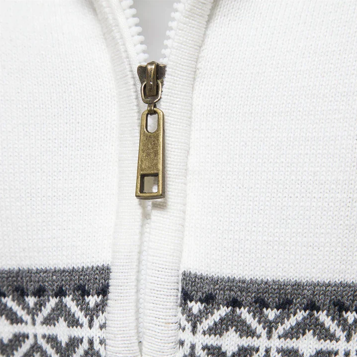 Ruzeva - sweater af høj kvalitet med retromønster
