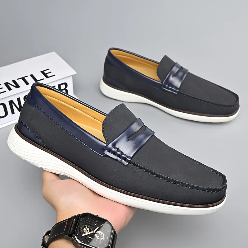 Loafers til mænd i høj kvalitet lavet af læder - elegant skodesign