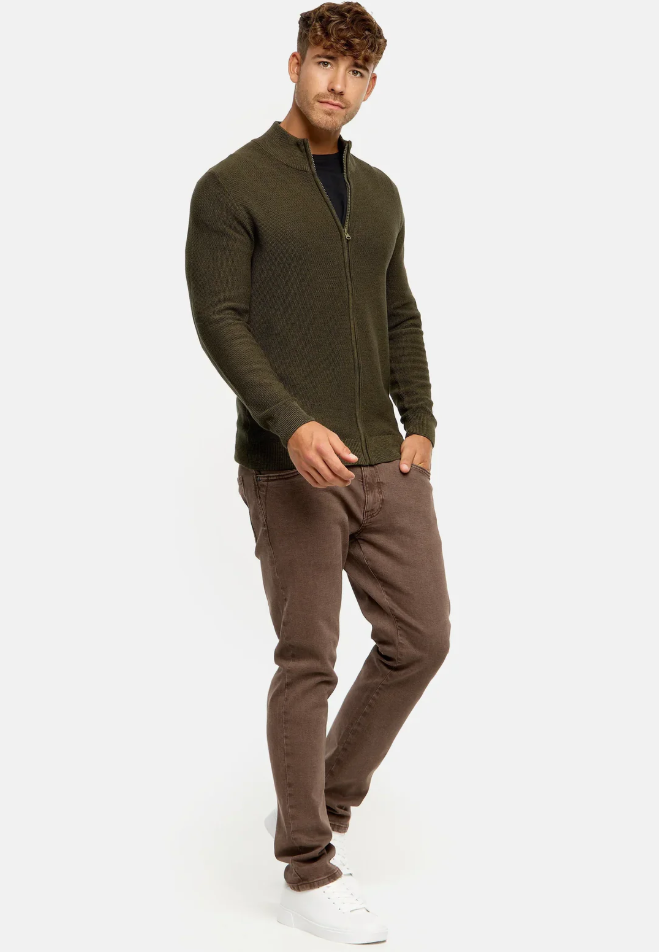 Tobias | stilfuld komfortabel herresweater med lynlås