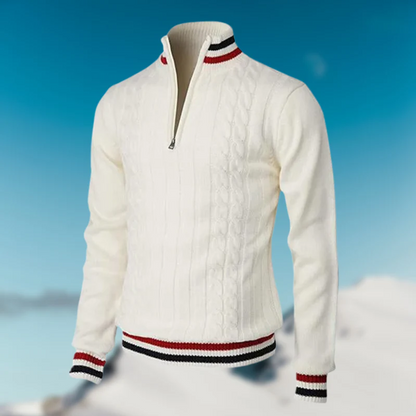 Martin - den elegante herresweater med krave