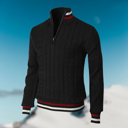 Martin - den elegante herresweater med krave