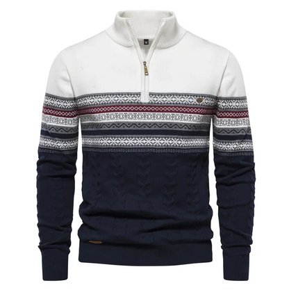 Ruzeva - sweater af høj kvalitet med retromønster