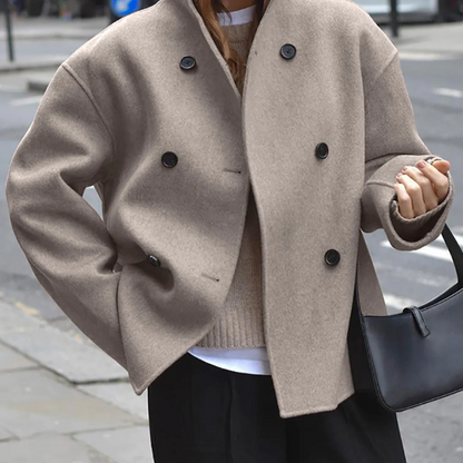 Lisa - trendy damefrakke i oversize pasform