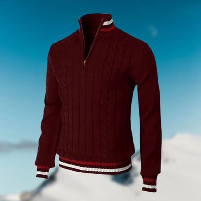 Martin - den elegante herresweater med krave