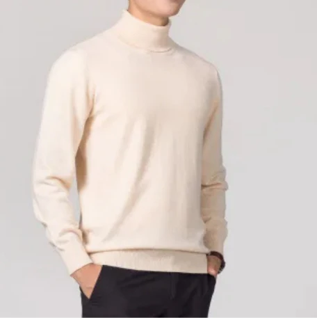Deep Knife - mere elegant rullekravetrøje til mænd - mere klassisk ribstrikket sweater