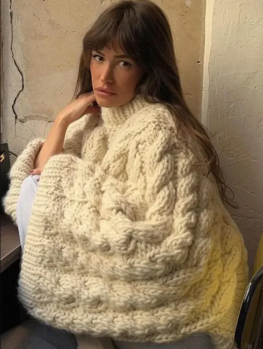 Everlee l hyggelig, overdimensioneret cardigan