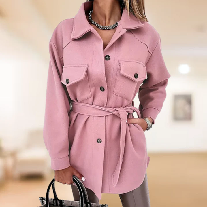 Naomi - trenchcoat til kvinder  varm og stilfuld til vinter