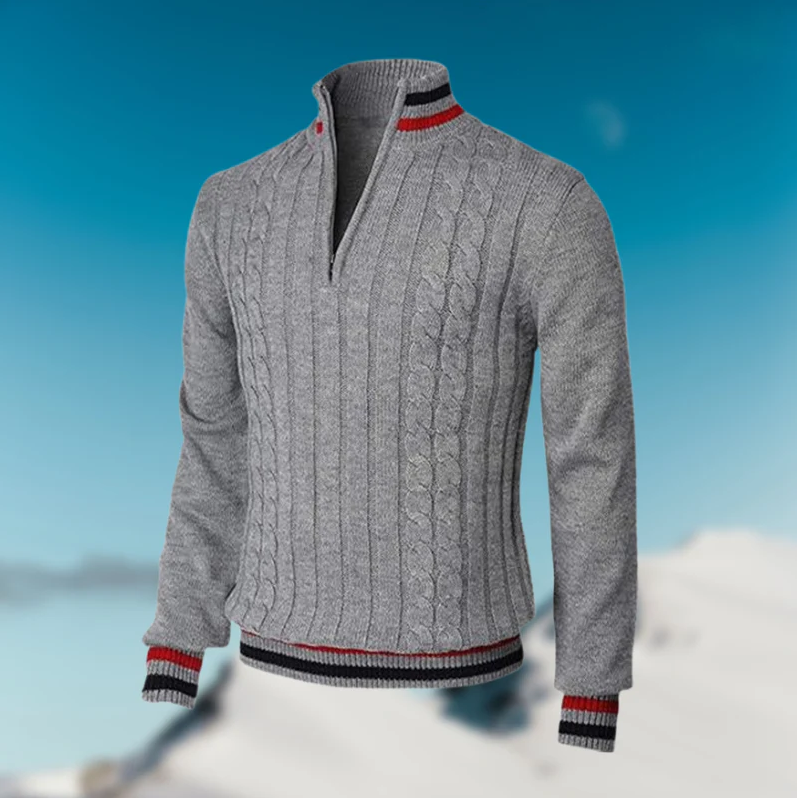 Martin - den elegante herresweater med krave