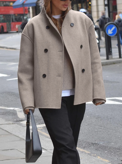 Lisa - trendy damefrakke i oversize pasform
