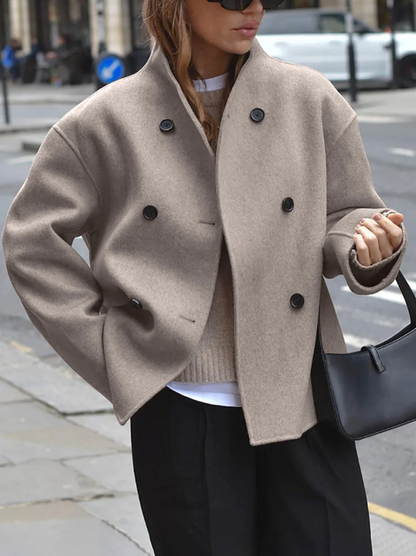 Lisa - trendy damefrakke i oversize pasform