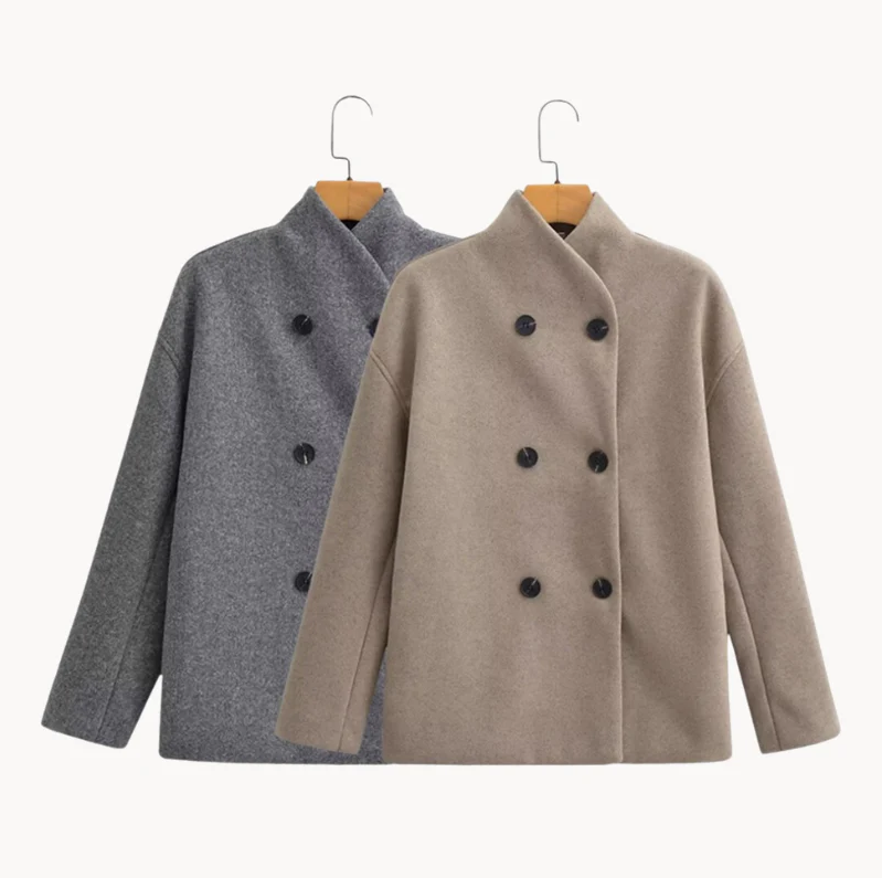 Lisa - trendy damefrakke i oversize pasform