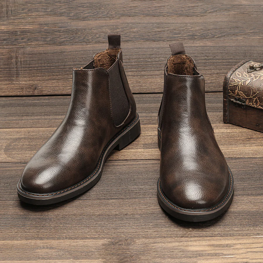 Klassiske chelsea boots til mænd